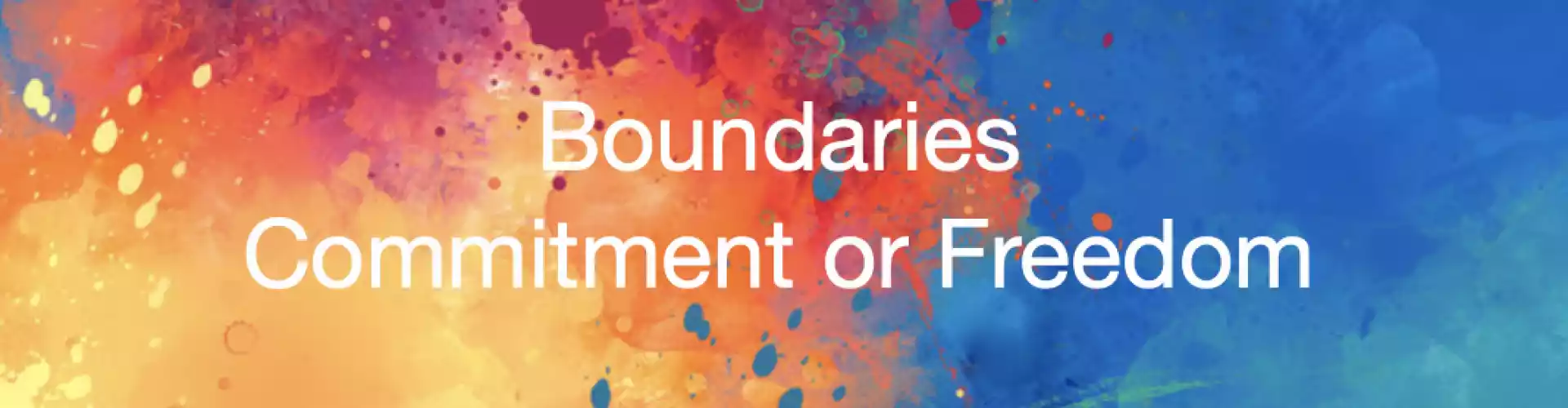 Discovering You Series- Boundaries: Confinement or Freedom Part 1 & Part 2 - Online Class by Joyce Stech